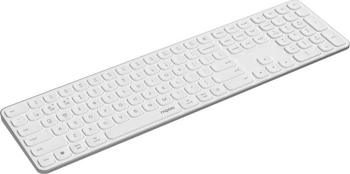 Actual product image Rapoo E9810M Weiss Kabelloses Multimodus Deskset (DE, Wireless)