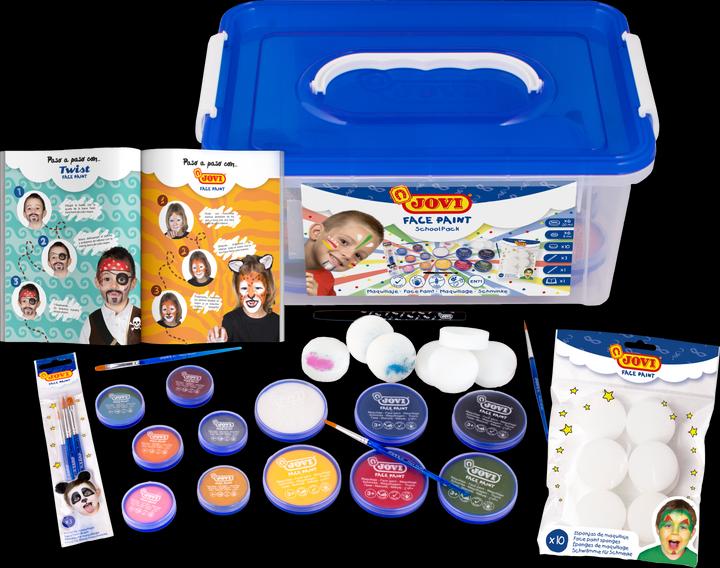 Produktbild Jovi Fasching-Schminke, Komplett-Schminkset 28-teilig