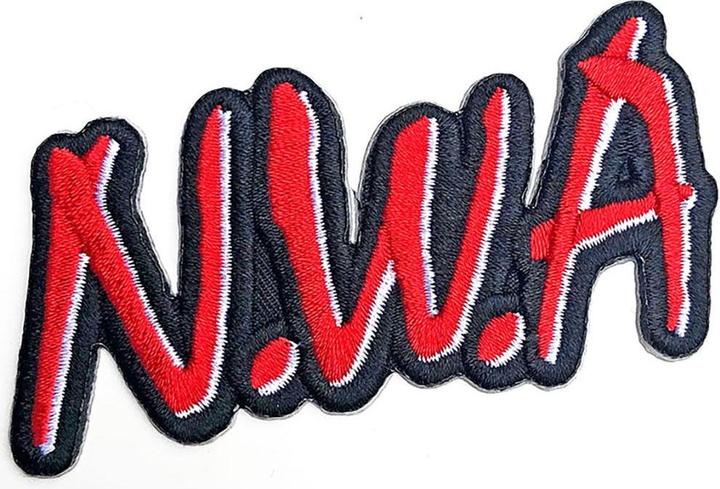 Produktbild N.W.A Ausschnitt Aufnäher zum Aufbügeln Baumwolle Logo