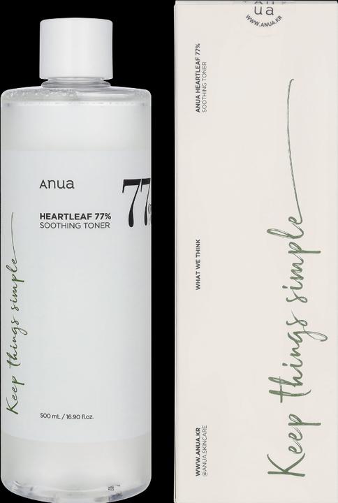 Actual product image NoName Heartleaf 77% Soothing Toner 500 ml (Tonic water, 500 ml)