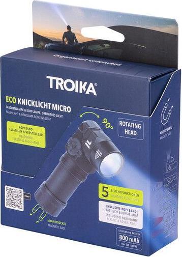 Immagine prodotto Troika Taschenlampe ECO KNICKLICHT MICRO (8.80 cm)