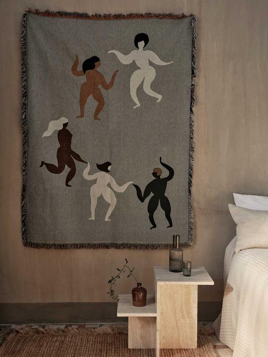 Image du produit Ferm Living Couverture en tapisserie gratuite (120 x 170 cm)