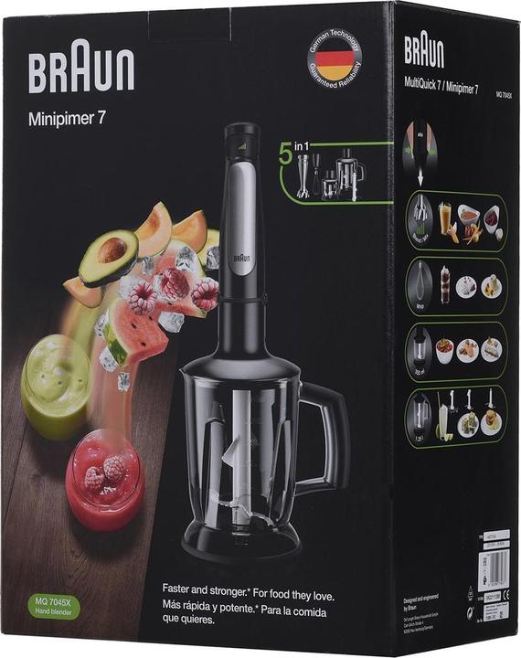 Immagine prodotto Braun Frullatore a immersione MultiQuick 7 MQ7045X (Spina UE)