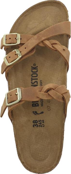 Actual product image Birkenstock Franca Braided geöltes Naturleder schmal - 67441 (41)