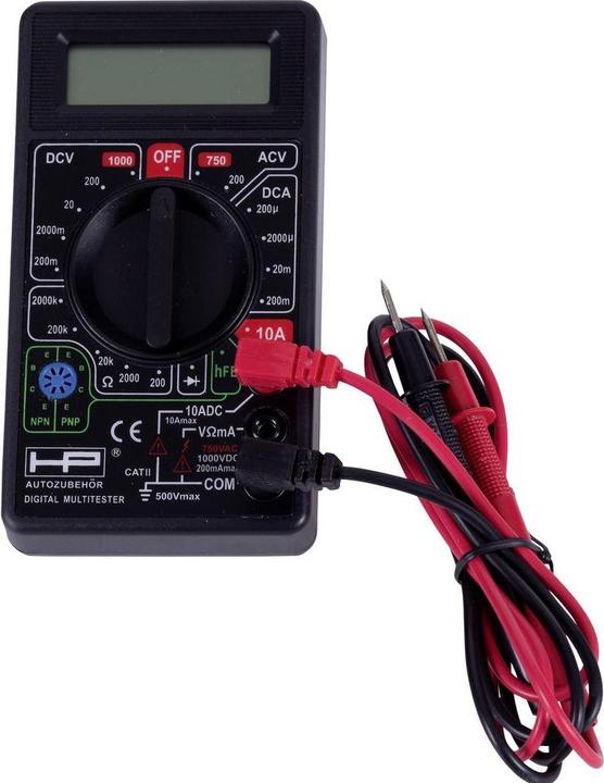 Produktbild HP Autozubehör Hand-Multimeter digital CAT II 500 V (CAT II 500V)