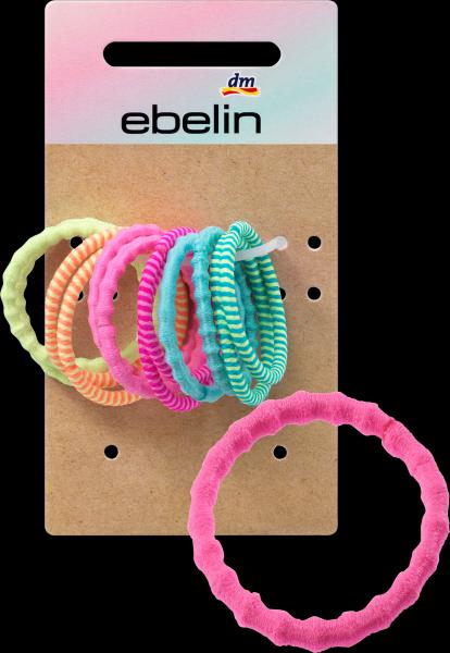 dm ebelin Élastiques plissés Mélange de couleurs (Élastiques à cheveux)