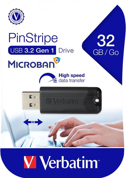 Actual product image Verbatim Store 'n' Go Pin Stripe (32 GB, USB-A)
