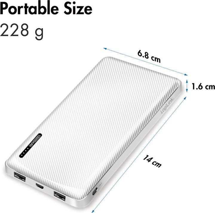 Actual product image LogiLink PA0328WRF (10000 mAh, 12 W, 12 Wh)