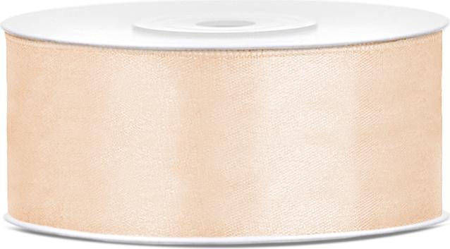 Produktbild Partydeco Geschenkband Satinband Crème 25mm / 25 Meter (Geschenkband, 1 x)