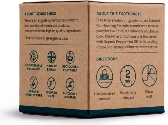 Actual product image Georganics Mineral rich toothpaste (60 ml)