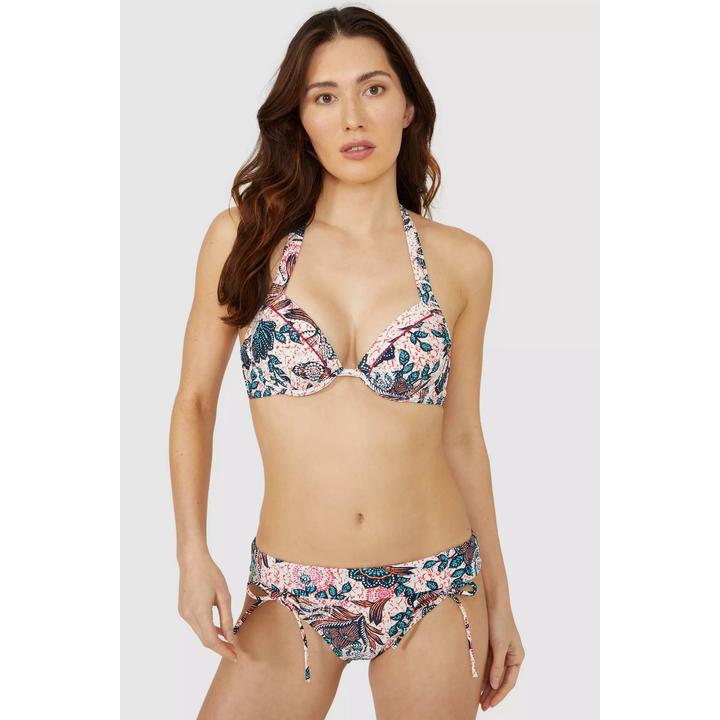 Actual product image Universal Textiles Womens/Ladies Savannah Floral Padded Bikini Top