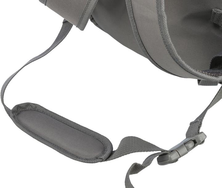 Produktbild Trixie Fronttasche Molly, 25 × 38 × 17 cm, Grau (Hund, Reflektoren)