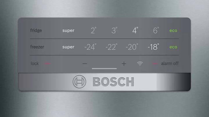 Actual product image Bosch Hausgeräte Series 4 KGN397IEQ Fridge Freezer Freestanding 368 l E Stainless steel (368 l)