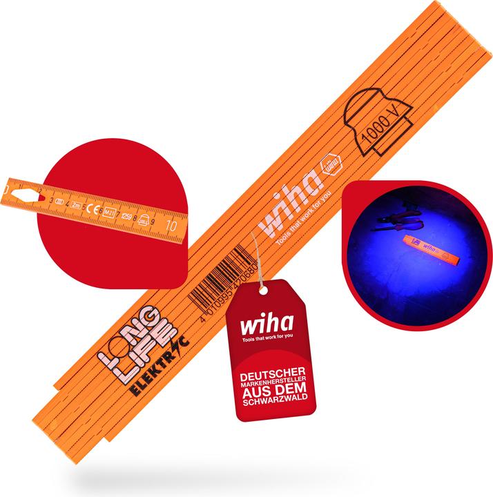 Image du produit Wiha Longlife (centimètres, mm)