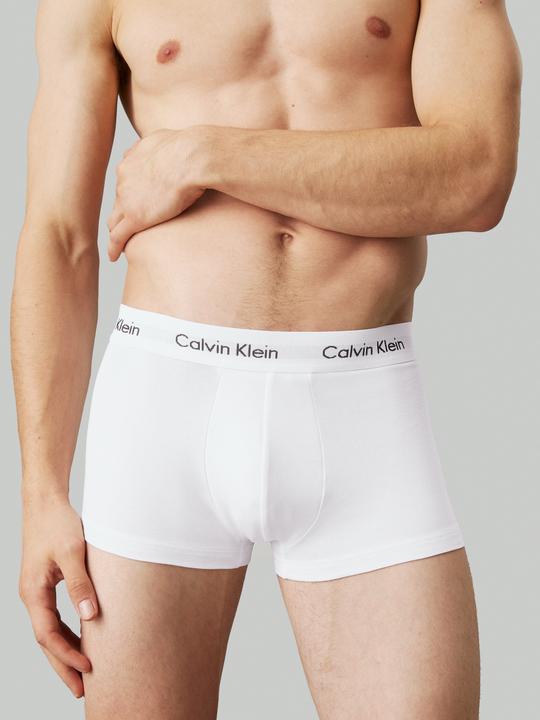 Produktbild Calvin Klein Low Rise Trunk "Cotton Stretch" weiss (M, 3er Pack)