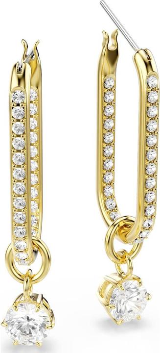 Immagine prodotto Swarovski Constella Drop Ohrhänger Rundschliff Weiss Goldlegierungsschicht