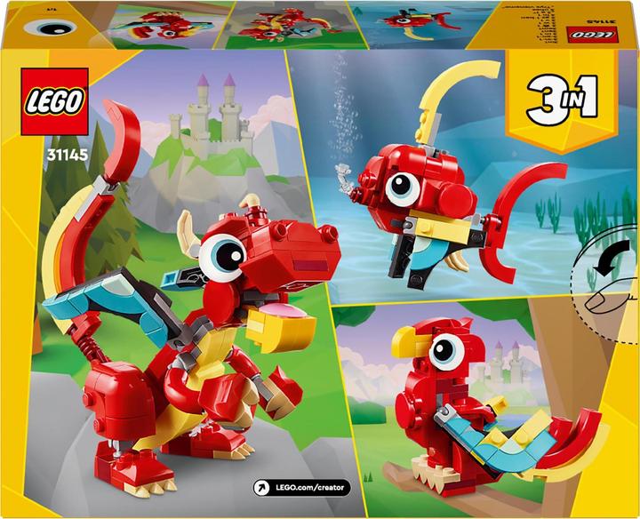 Image du produit LEGO 31145 Dragon rouge (31145, LEGO Creator 3-in-1)