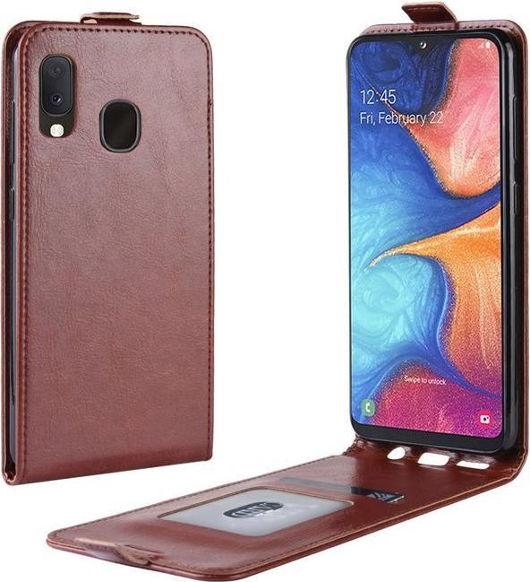 Produktbild MU Classic Leder Flipcase Hülle (Samsung Galaxy A20e)