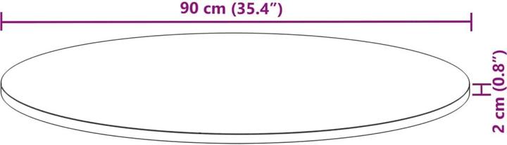 Image du produit VidaXL Bleicherode (90 x 90 x 2 cm)