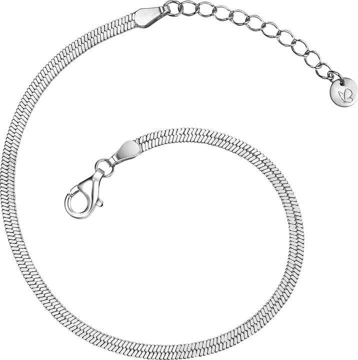 Glanzstücke München Damen Sterling Silber silber 17,0 cm Basislänge + 3,0 cm Verlängerung - 16346 (17 cm, Sterling Silber)