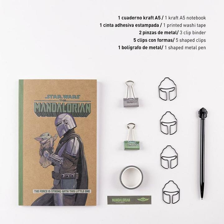 Produktbild Cerda Star Wars: The Mandalorian set papeterie The Mandalorian (A5)