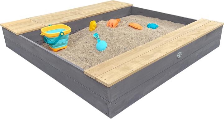 Image du produit Axi Bac à sable Evy avec bassin et espace de rangement Gris/Brun