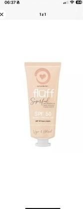 Actual product image Fluff FLUFF Super Food Face Cream SPF50 krem wyrównujący koloryt skóry 50ml (50 ml, Face toner, SPF 50)