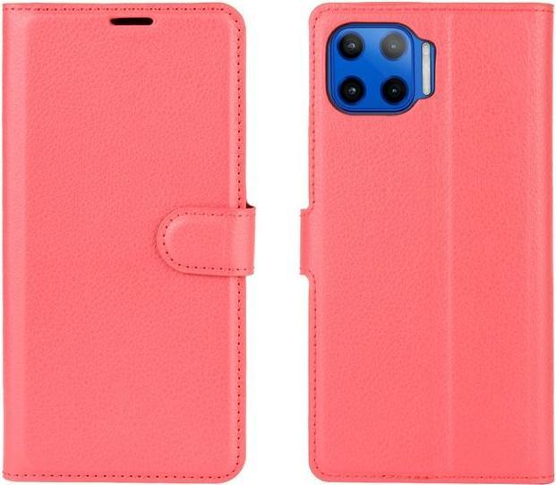 Actual product image MU Classic Litchi Leather Bookcover Series (Motorola Moto G 5G Plus)