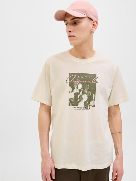 Actual product image Jack & Jones Gedruckt Rundhalsausschnitt T-shirt T-shirt (L)
