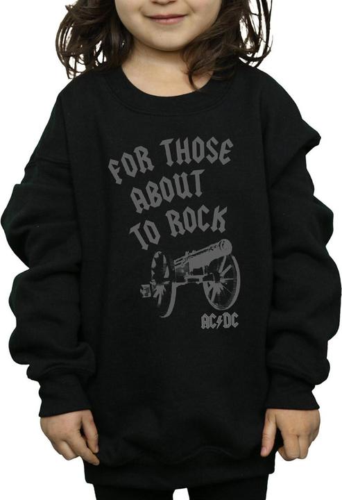 Produktbild AC/DC For Those About To Rock Cannon Sweatshirt Mädchen (128)