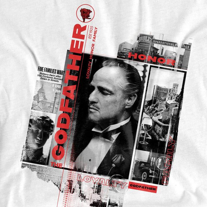 Immagine prodotto The Godfather Maglietta Don Vito Corleone Collage Uomo (4XL)