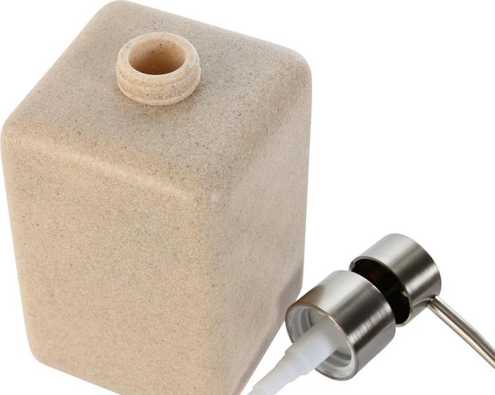 Produktbild Esprit Seifenspender Home Creme Silberfarben Harz Polyäthylen 8 x 8 x 18 cm