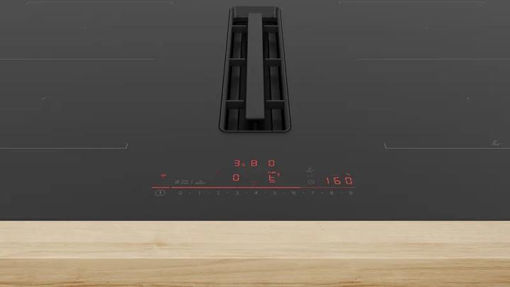 Actual product image Bosch Hausgeräte HEZ9VDSB4 + PVQ811H26E, hob with extractor hood (induction), flat duct, PVQ811HGA6