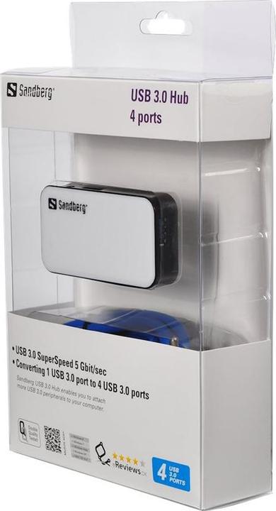 Produktbild Sandberg USB 3.0 Hub (USB-A, 4 Ports)