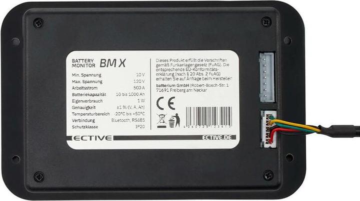 Image du produit Ective Moniteur de batterie BM X avec shunt 500A et application Bluetooth