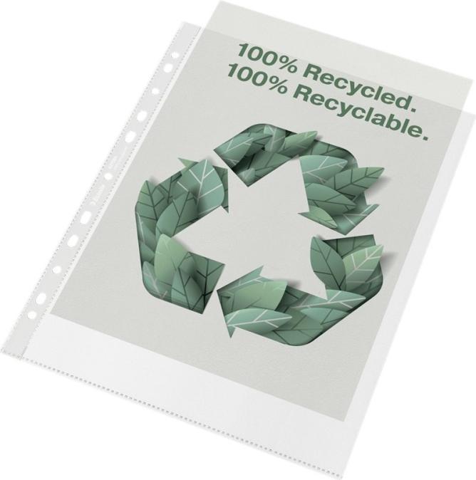 Produktbild Esselte Recyceltes Premium-PP-100-Mic-Erbsenhemd. A4 MAXI, 50 Stück 627504 (A4, 50 x)