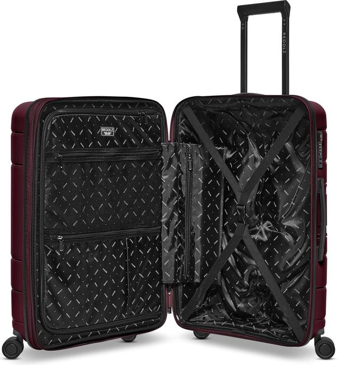 Produktbild Redolz Essentials 11 4 Rollen Kofferset 3-teilig mit Dehnfalte (240 l, XL (ab 115l))