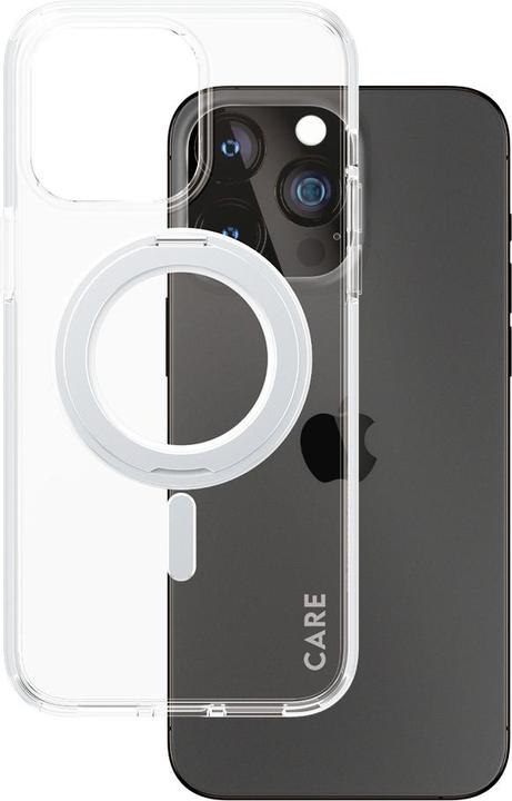 Care Caratteristiche della custodia Kickstand&MagSafe in argento (Apple iPhone 15 Plus)