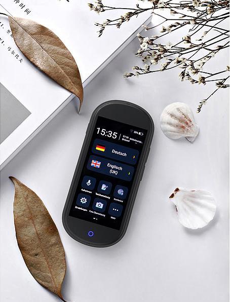 Actual product image Simvalley Set of 2 Mobile real-time speech translator, 106 languages, touch screen, 4 G, WLAN (1 GB)