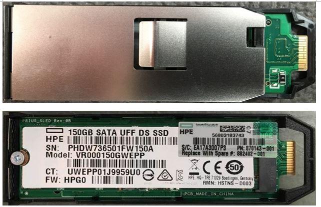 Image du produit HPE SSD 150GB SFF SCM SATA RI (150 Go, M.2)