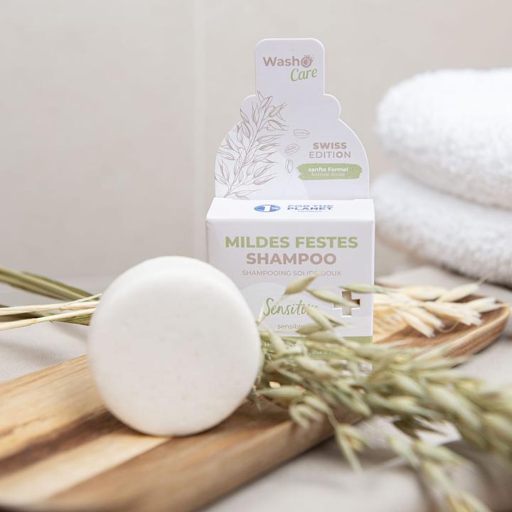 Actual product image Washo Swiss Edition Mild Solid Shampoo Sensitive (200 ml, Solid shampoo)