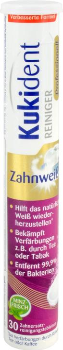 Actual product image Kukident Tooth Whitening 30 Tabs, 30 pcs TAB (30 x, 113 g)
