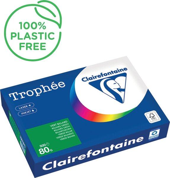 Produktbild Clairefontaine Universalpapier Trophée farbig (80 g/m², 500 x, A4)