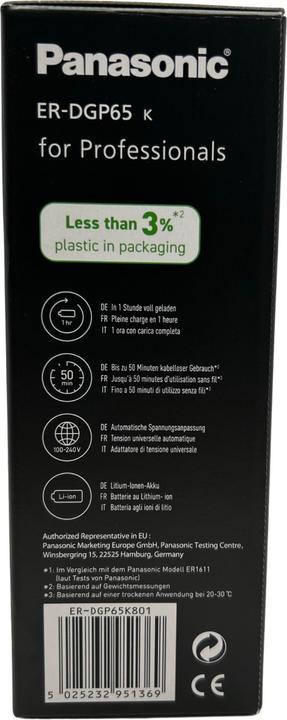 Image du produit Panasonic ER-DGP65