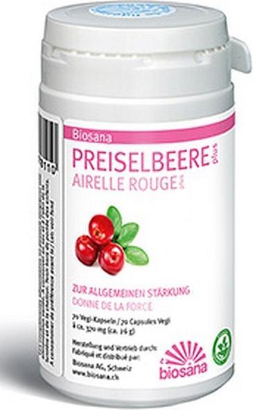 Actual product image Biosana Cranberry plus 370mg (70 Piece, Capsules, 46 g)