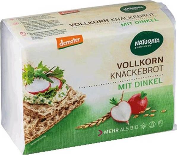 Produktbild Naturata Knäckebrot Vollkorn mit Dinkel (250 g)