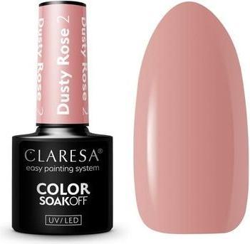 Immagine prodotto Claresa Smalto UV Dusty Rose 5ml - Confezione da 2 (Beige, Rosa, Vernice UV gel)