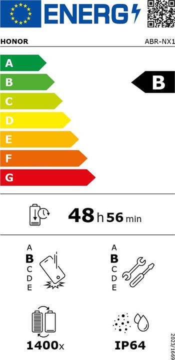 Energie-Label Honor 400 Lite (256 GB, Marrs Green, 6.70", SIM + eSIM, 5G)