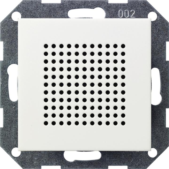 Image du produit Gira Système 55 - Radio encastrée Haut-parleur *blanc brillant*.