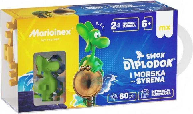 Image du produit Marioinex Mini-Waffel 60 Stück Diplodocus Drache und Meeresnixe